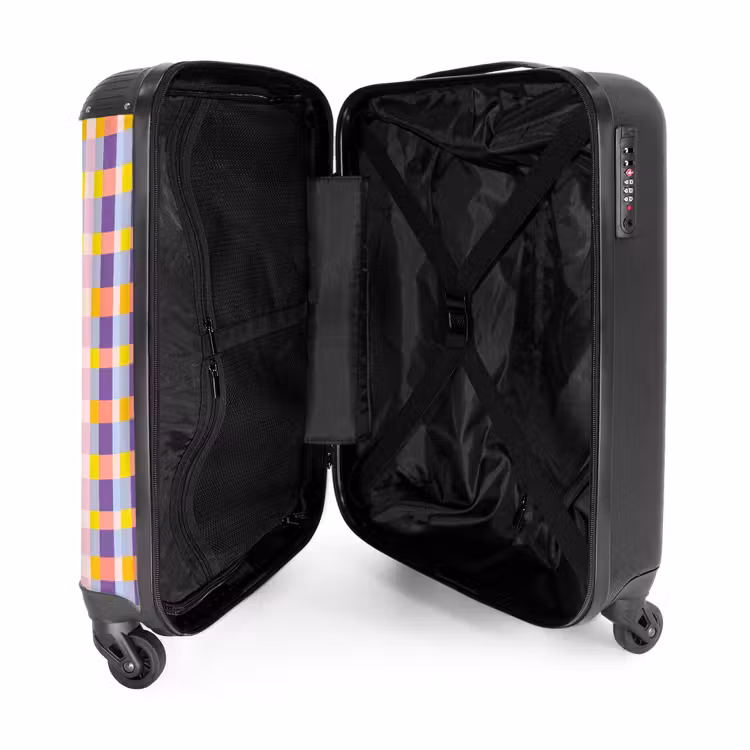 Valise - Plaid - Motif - Coloré — 5