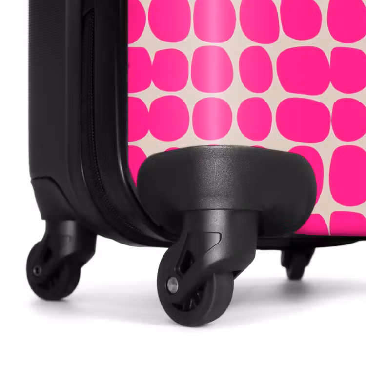 Valise - Pois - Motif - Rose — 7