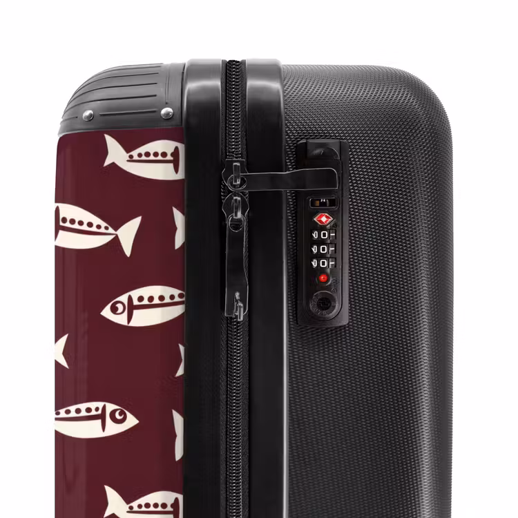 Valise - Poisson - Graphique - Motif - Foncé — 6