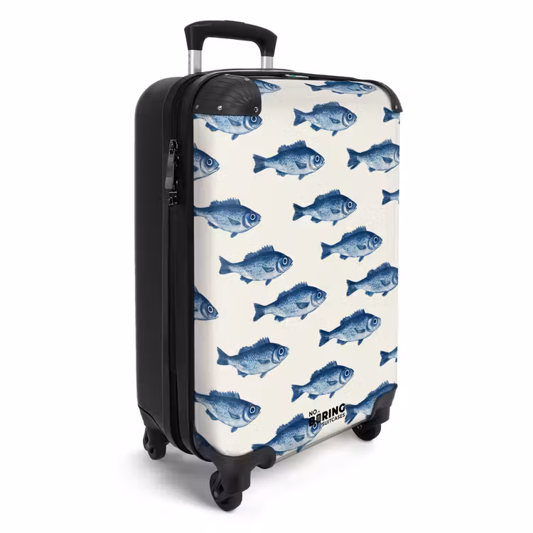 Valise - Poisson - Motif - Bleu — 2