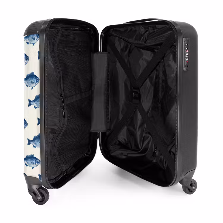 Valise - Poisson - Motif - Bleu — 5