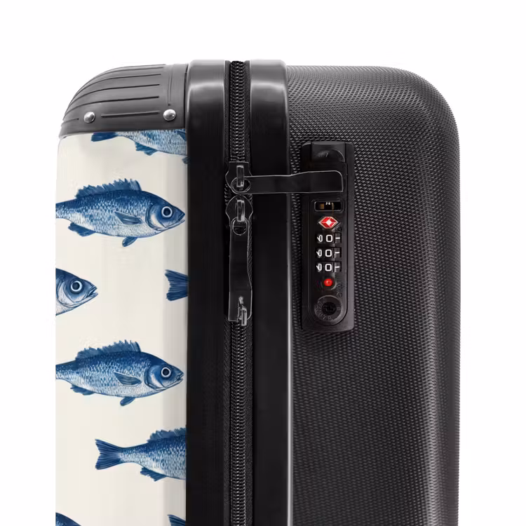 Valise - Poisson - Motif - Bleu — 6