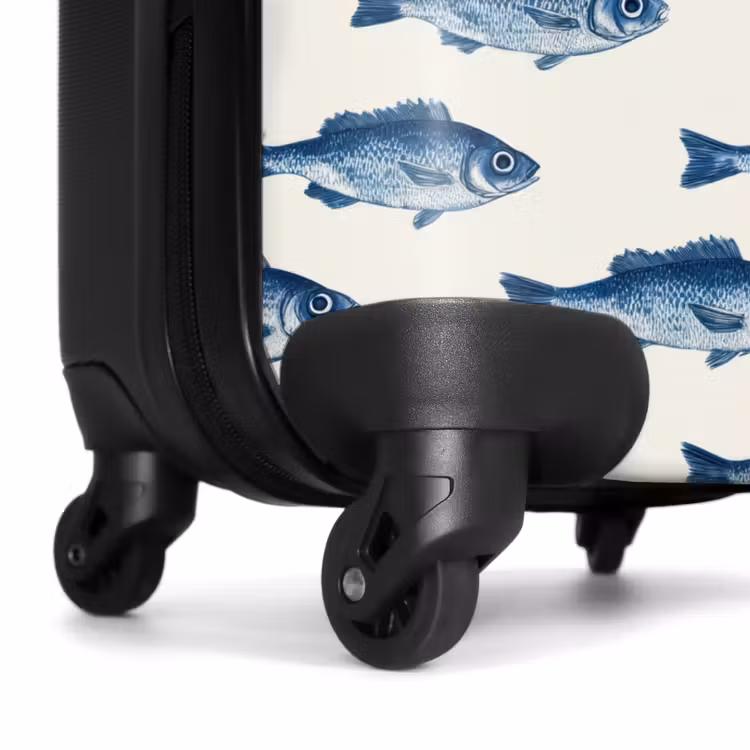 Valise - Poisson - Motif - Bleu — 7