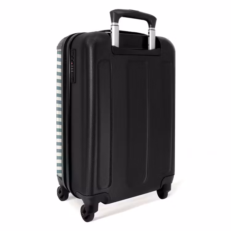 Valise - Rayures - Moderne - Bleu — 4