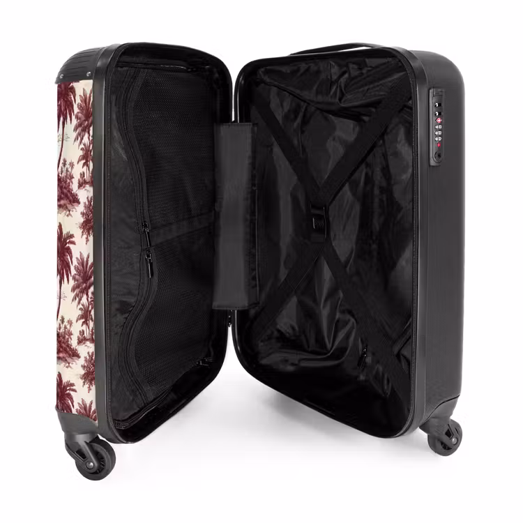 Valise - Tropical - Géométrique - Bourgogne — 5