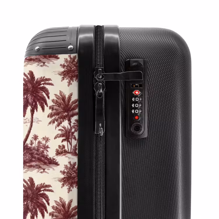 Valise - Tropical - Géométrique - Bourgogne — 6