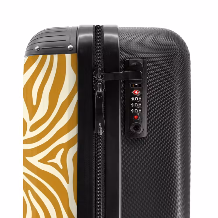 Valise - Zèbre - Classique - Ocre - Jaune — 6