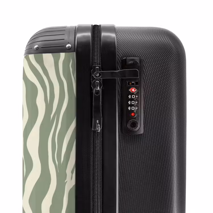 Valise - Zèbre - Motif - Vert — 6