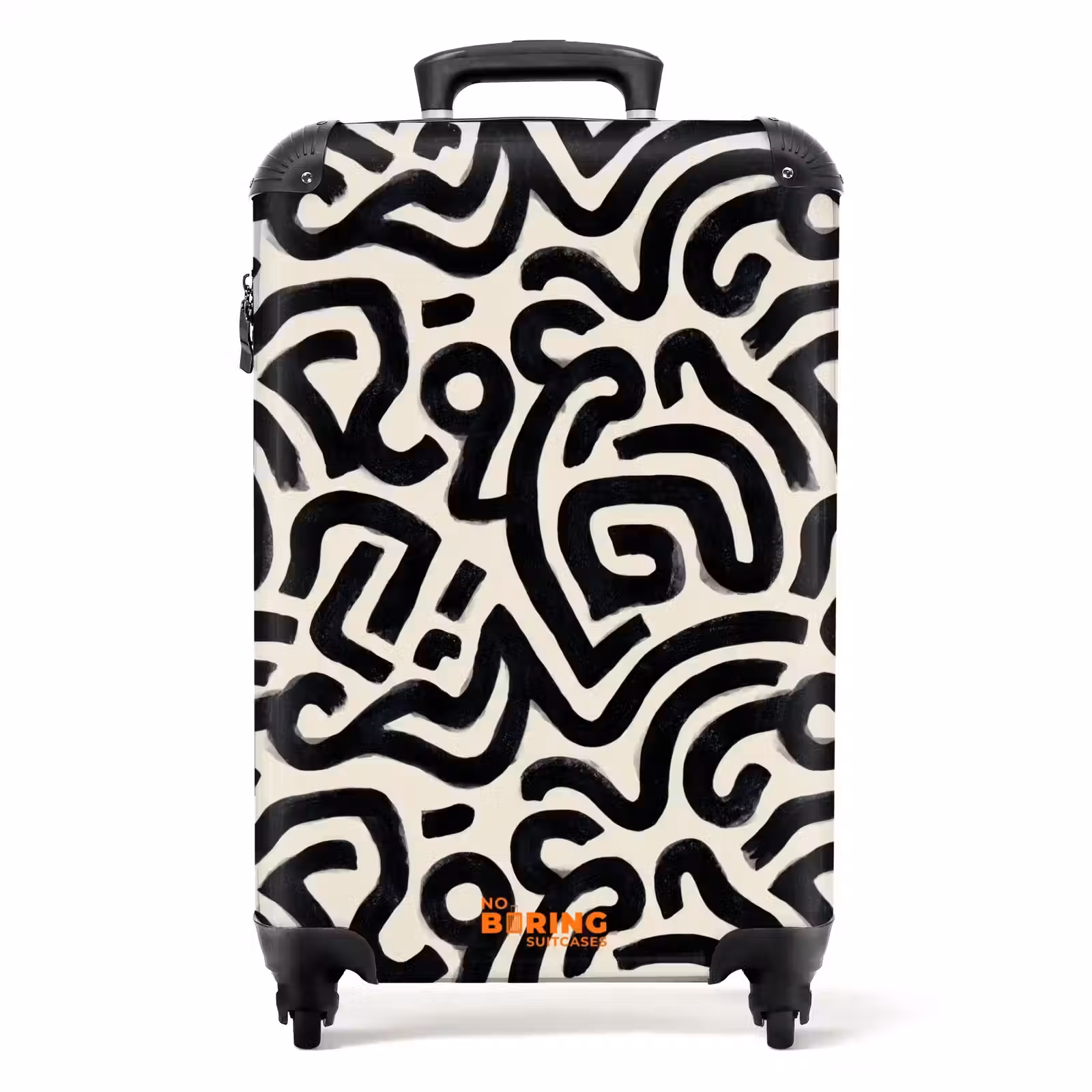 Valise - Moderne - Abstrait - Noir — 1