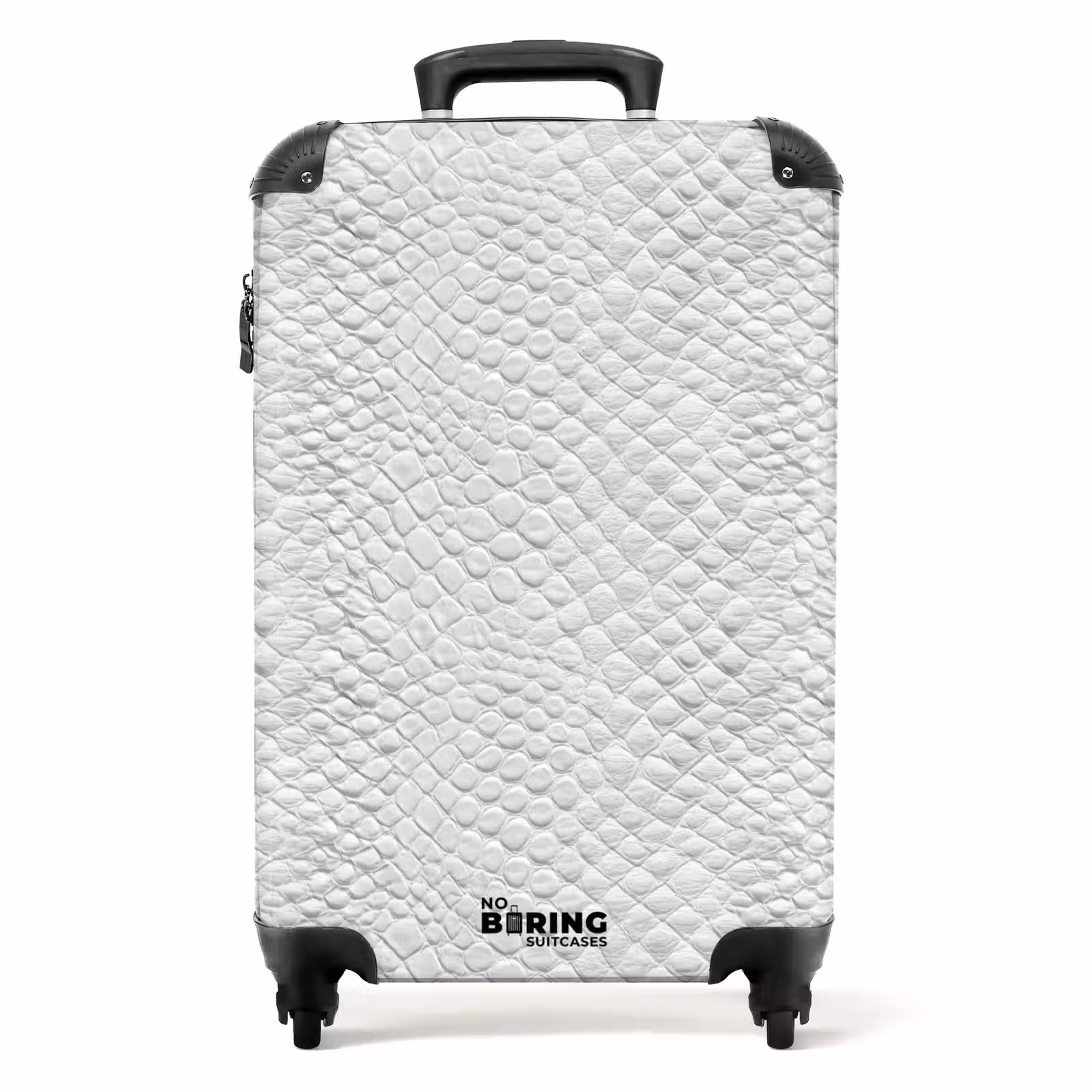 Valise - Serpent - Motif - Blanc — 1