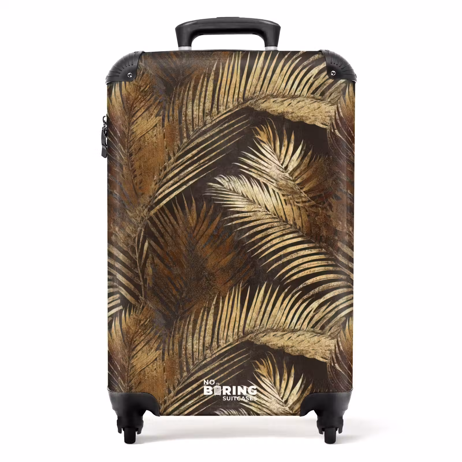 Valise - Tropical - Feuilles - Or — 1