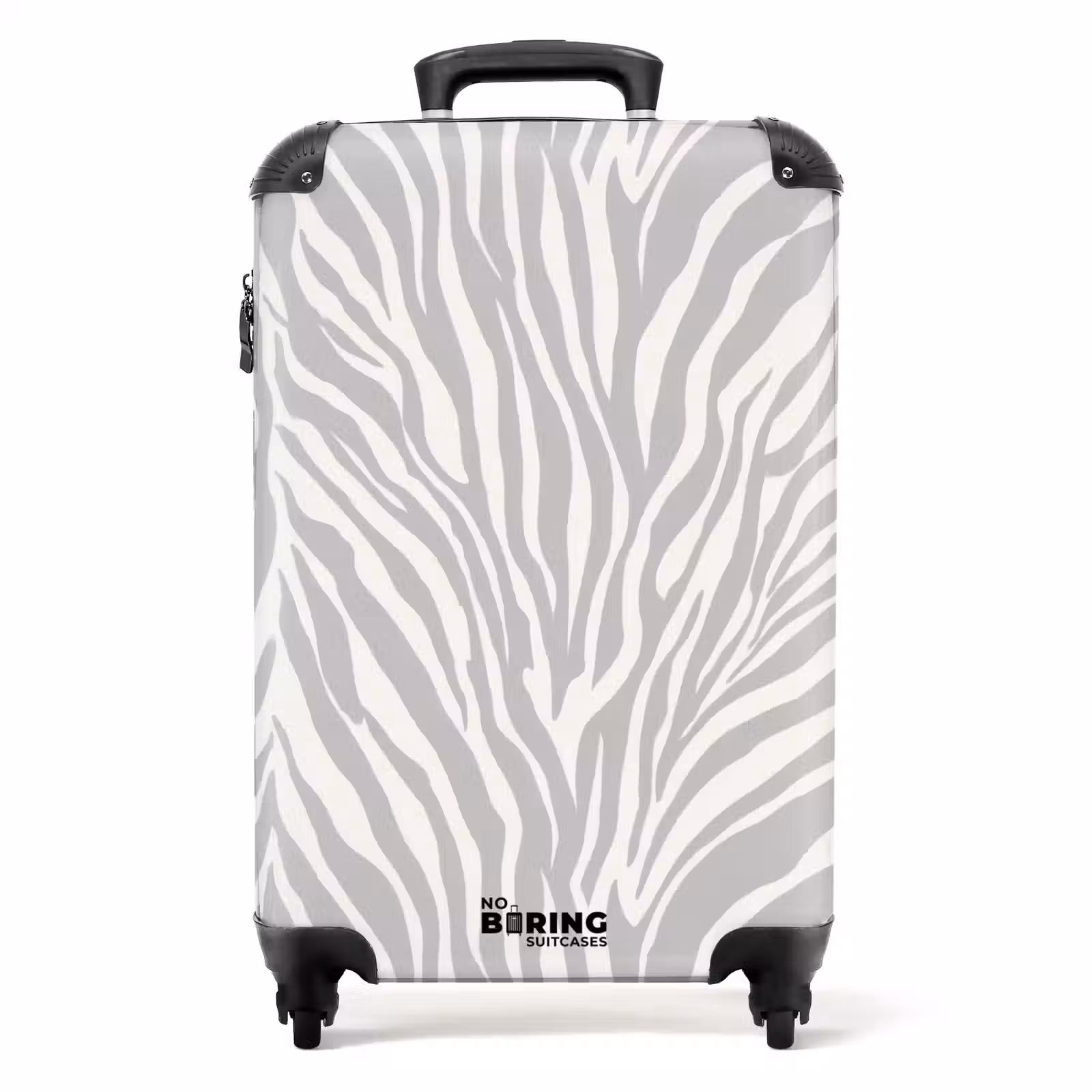 Valise - Zebra - Motif - Gris — 1