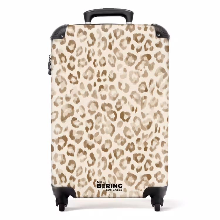 Valise - Léopard - Classique - Beige — 1