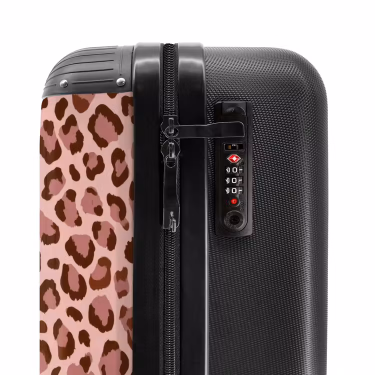 Valise - Léopard - Motif - Rose — 6