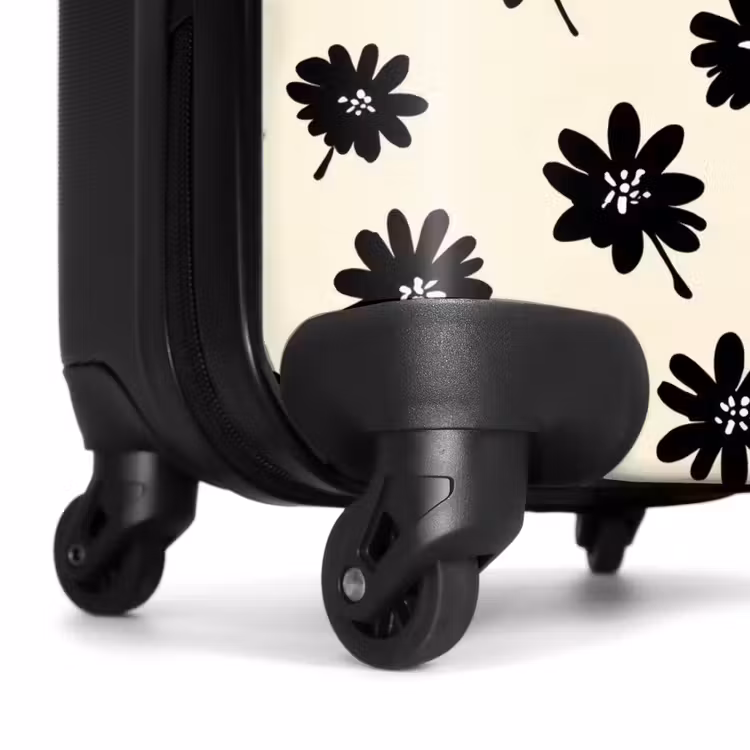 Valise - Marguerites - Graphique - Noir - Beige — 7