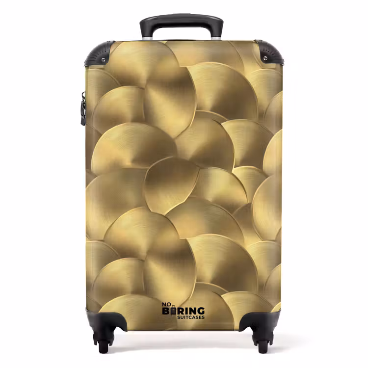 Valise - Moderne - Cercle - Or — 1