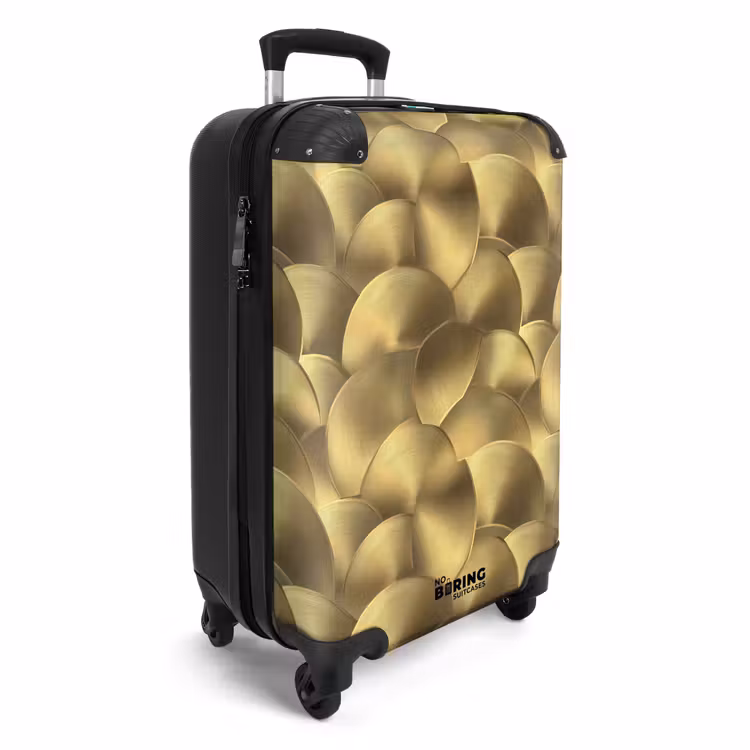 Valise - Moderne - Cercle - Or — 2