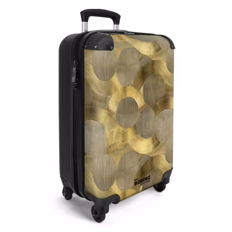 Valise - Moderne - Géométrique - Or — 2