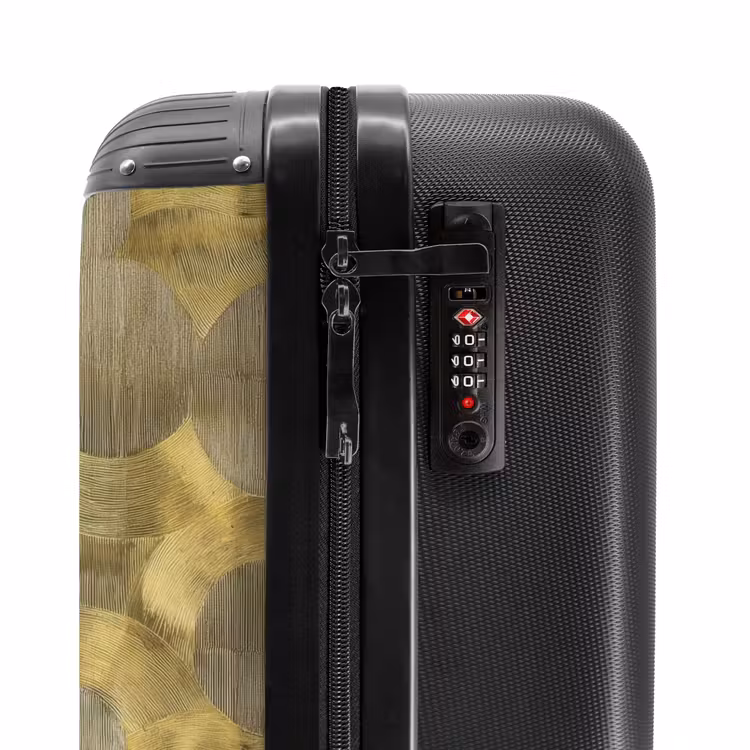 Valise - Moderne - Géométrique - Or — 6