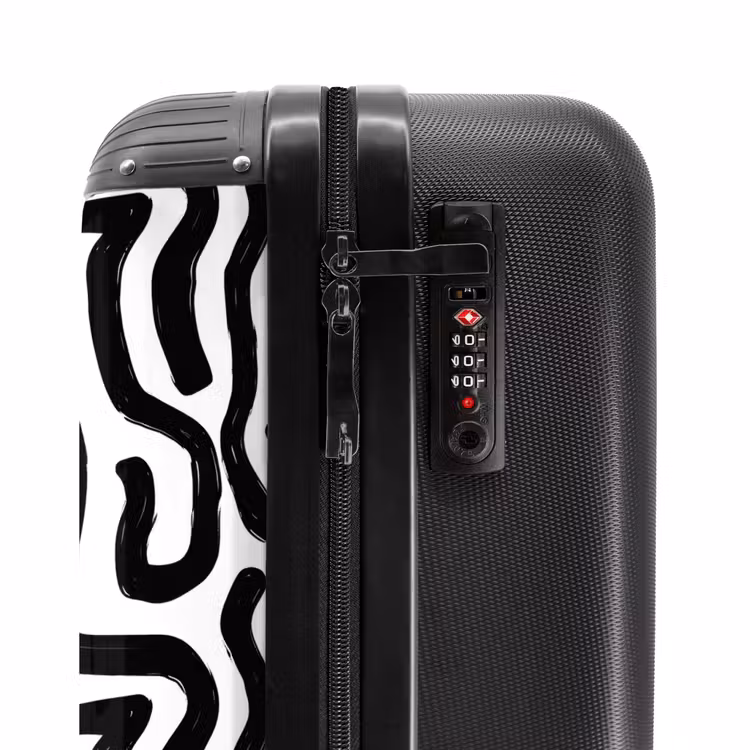 Valise - Moderne - Lignes - Noir — 6