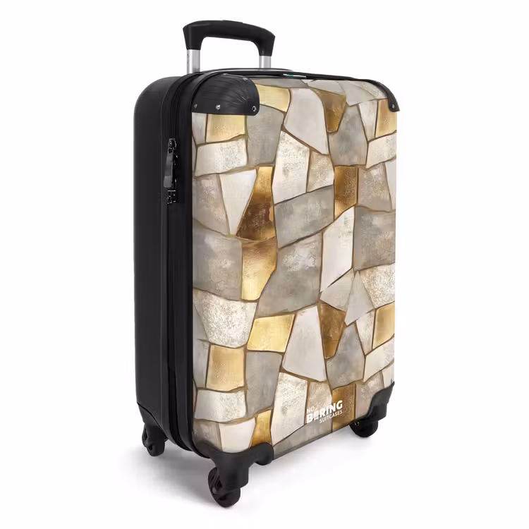 Valise - Mosaïque - Marbre - Or — 2