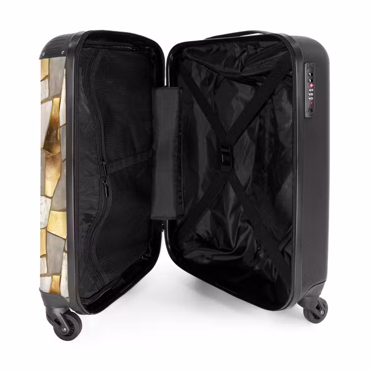 Valise - Mosaïque - Marbre - Or — 5