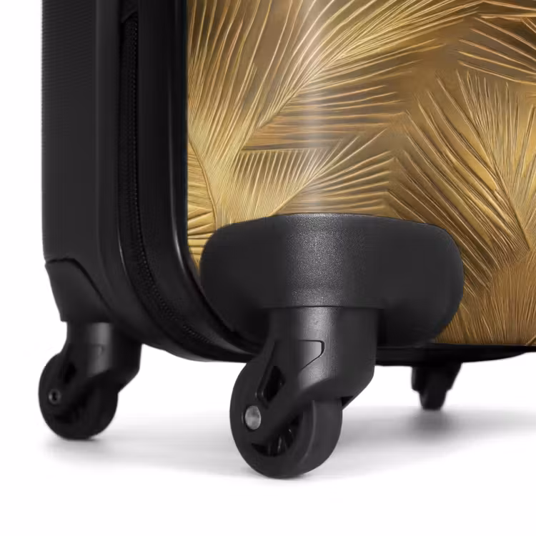 Valise - Palmier - Eventail - Or — 7