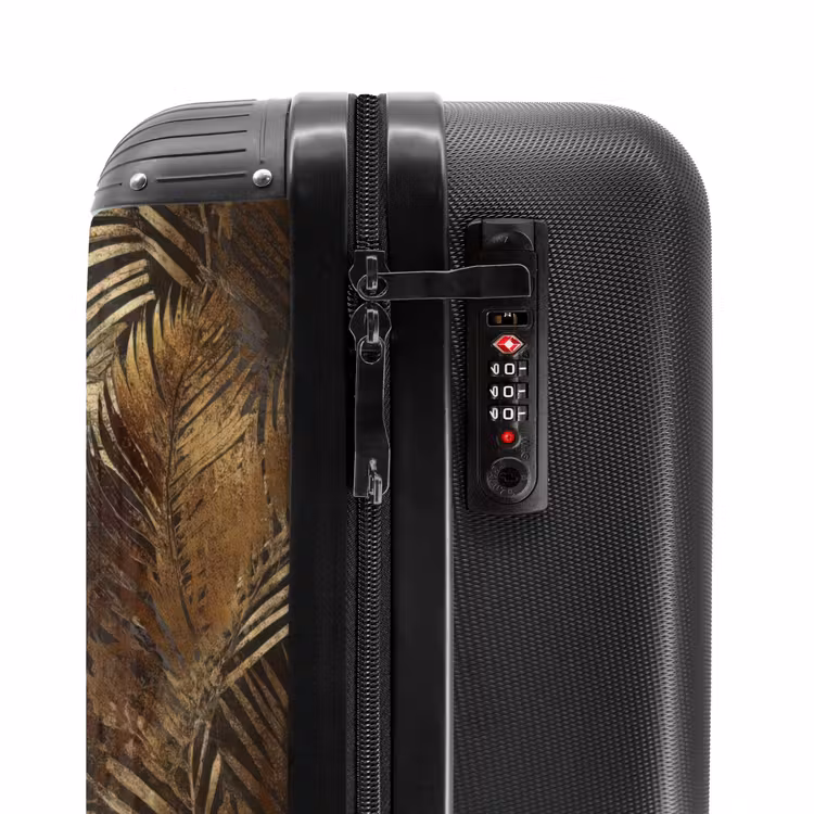 Valise - Tropical - Feuilles - Or — 6