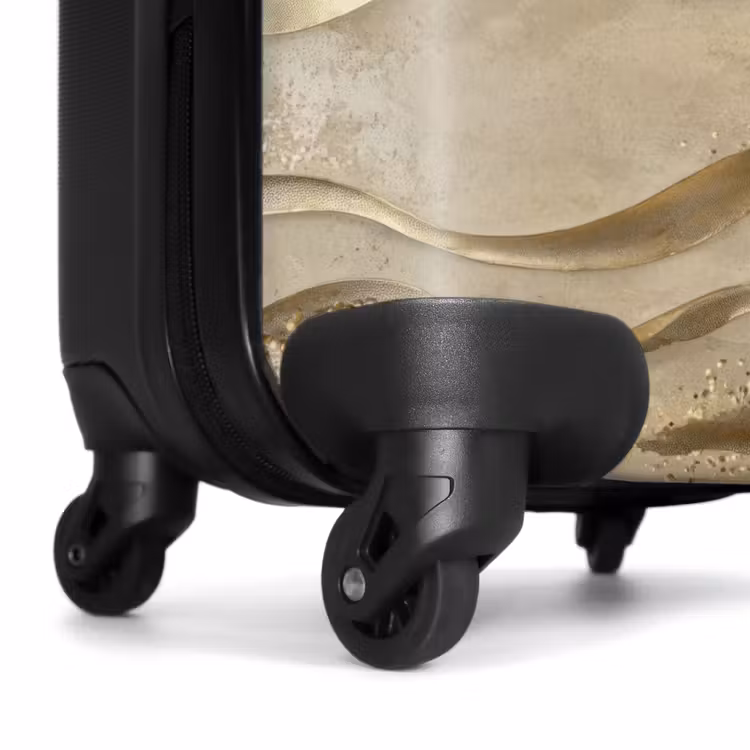 Valise - Vagues - Motif - Or — 7