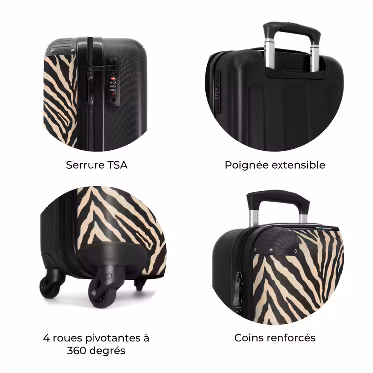 Valise - Zebra - Classic - Noir — 8
