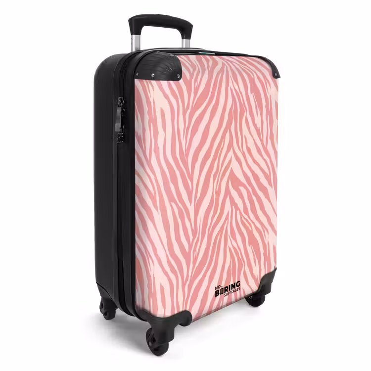 Valise - Zebra - Imprimé - Rose — 2