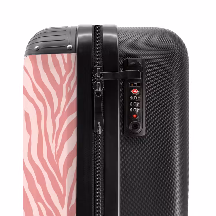 Valise - Zebra - Imprimé - Rose — 6