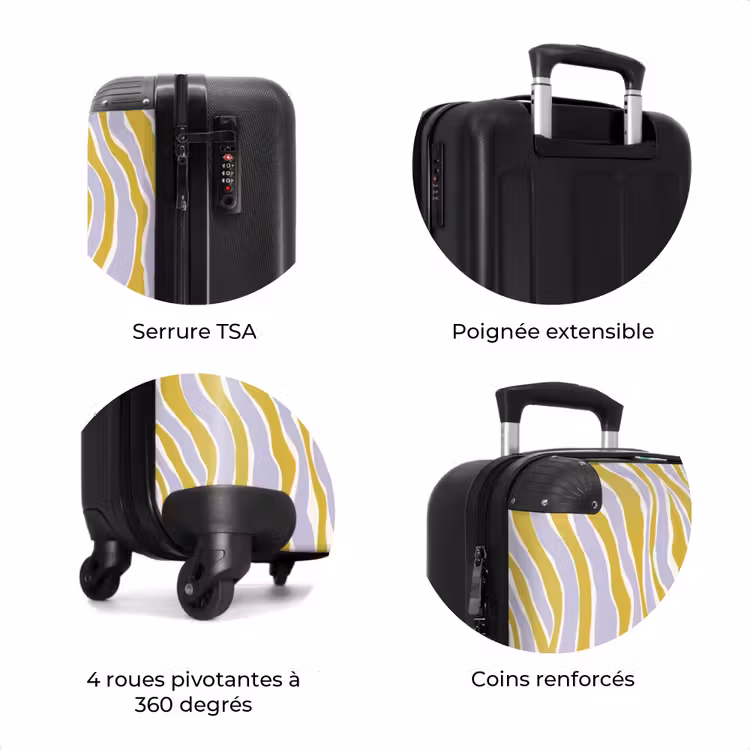 Valise - Zebra - Moderne - Multicolore — 8