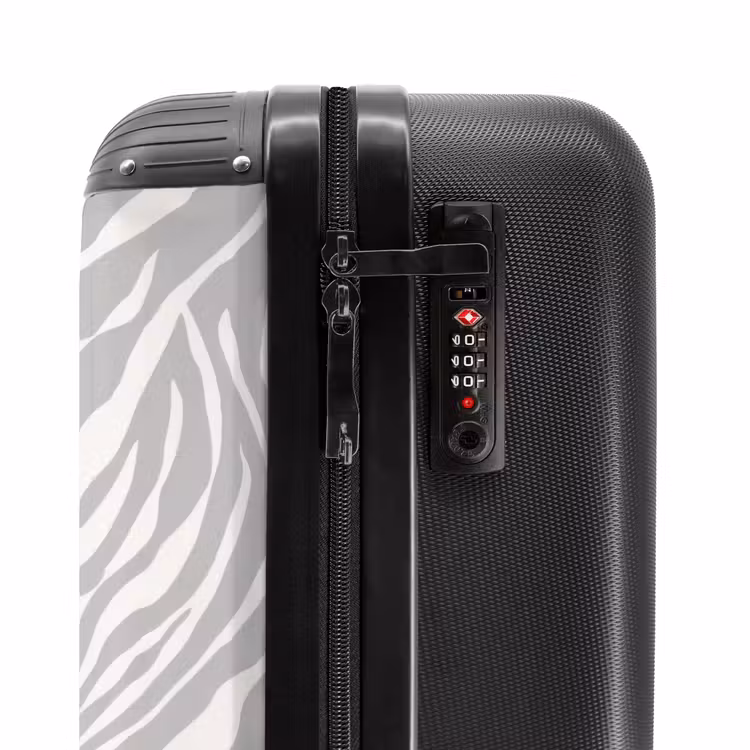 Valise - Zebra - Motif - Gris — 6