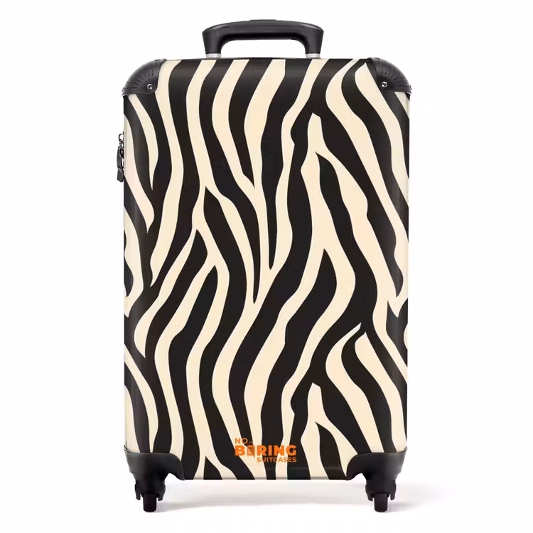 Valise - Zebra - Print - Classic - Black — 1