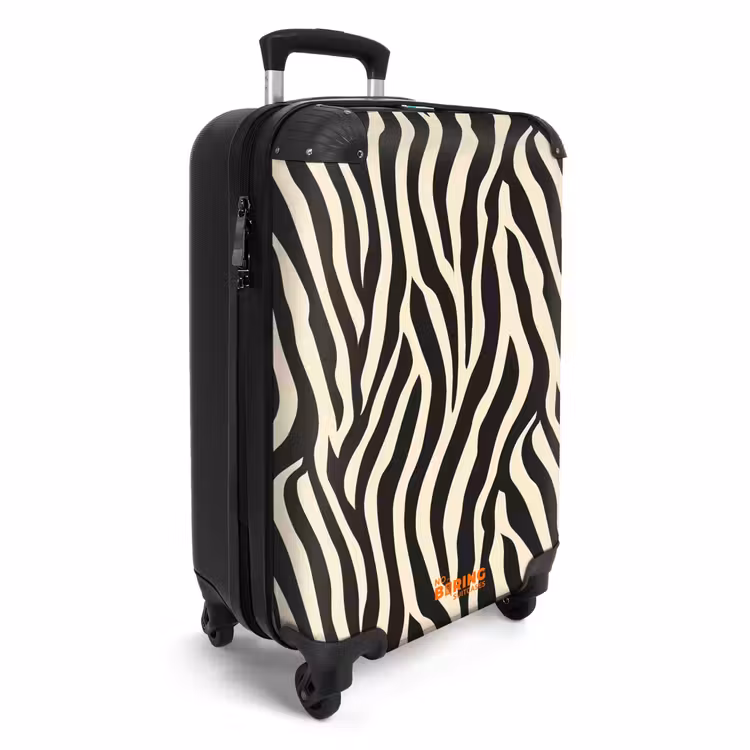 Valise - Zebra - Print - Classic - Black — 2