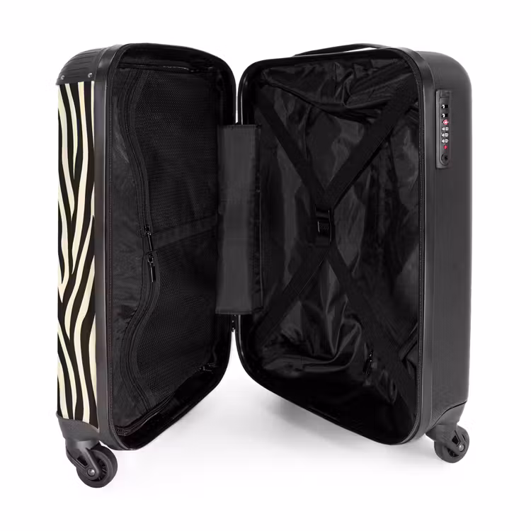 Valise - Zebra - Print - Classic - Black — 5