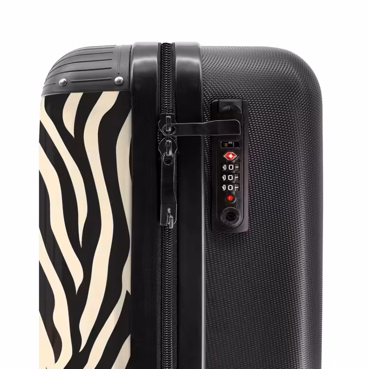 Valise - Zebra - Print - Classic - Black — 6