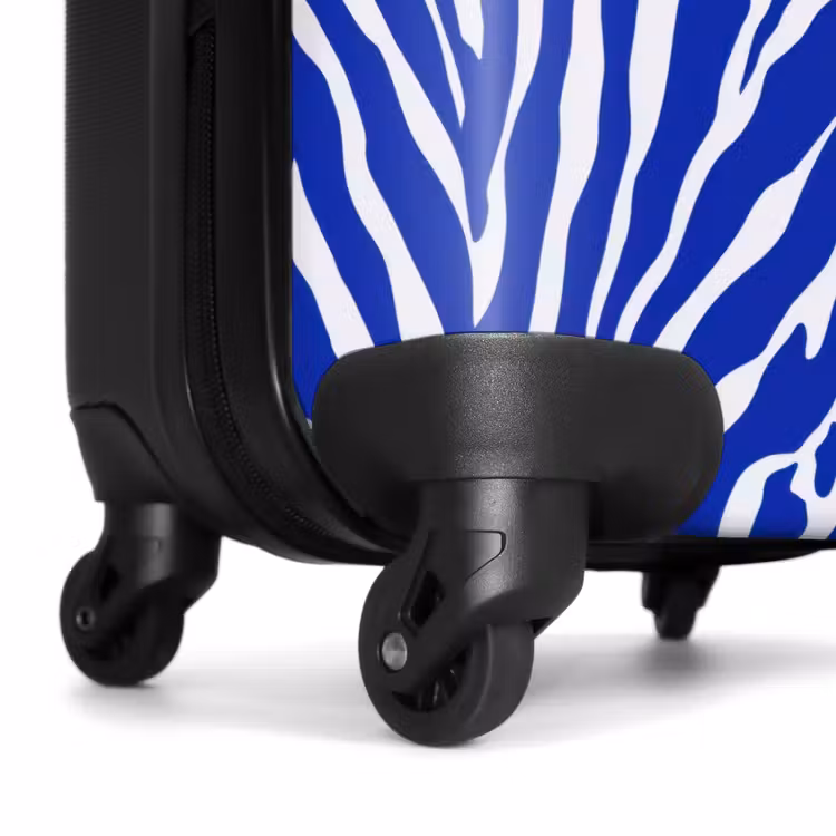 Valise - Zèbre - Motif - Cobalt - Bleu — 7