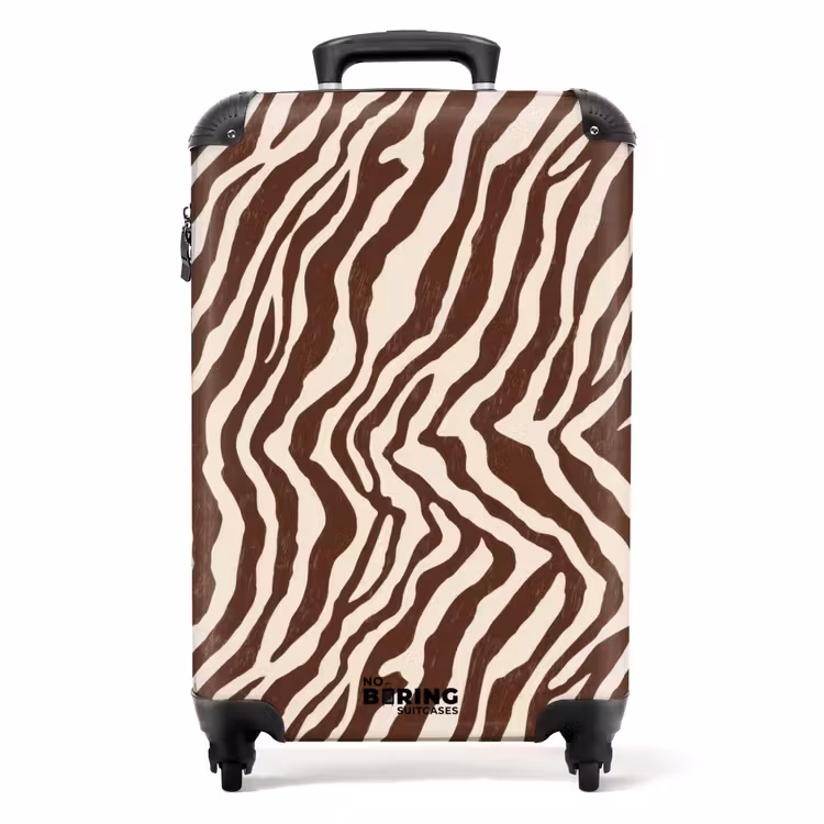 Valise - Zèbre - Motif - Noir - Blanc — 1