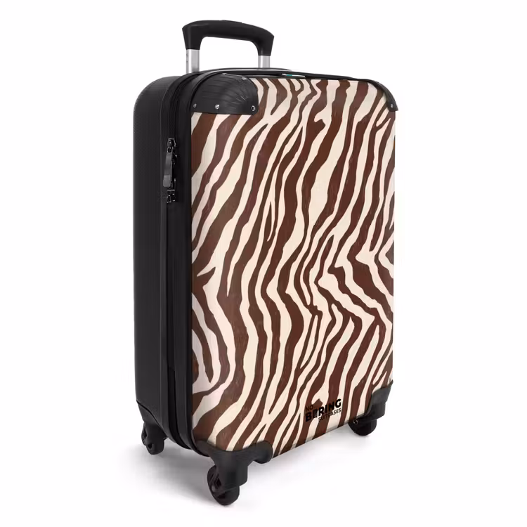 Valise - Zèbre - Motif - Noir - Blanc — 2