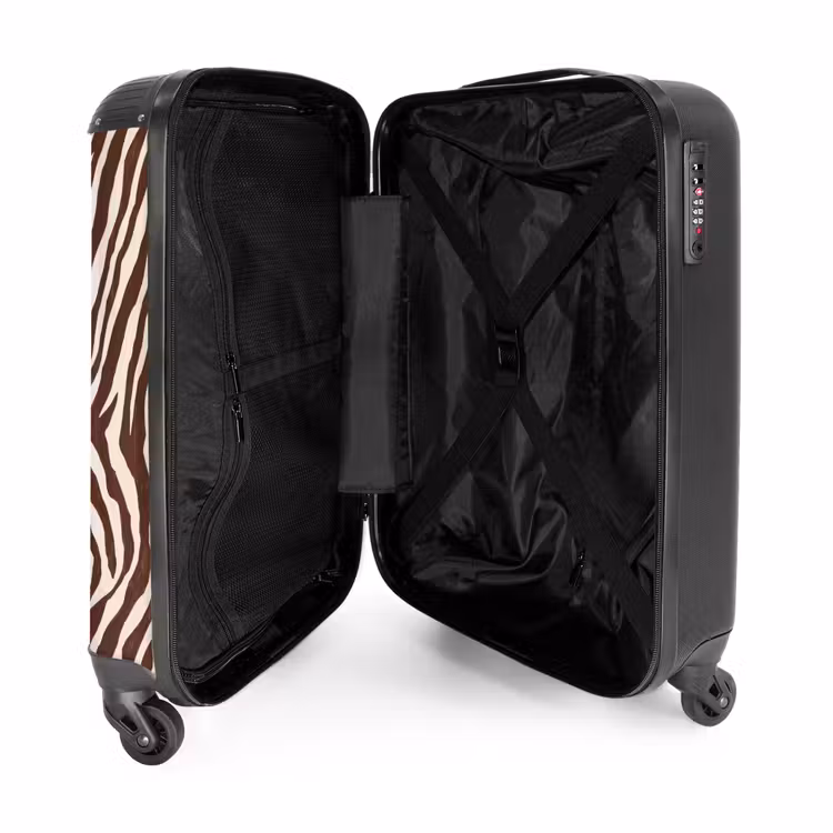 Valise - Zèbre - Motif - Noir - Blanc — 5