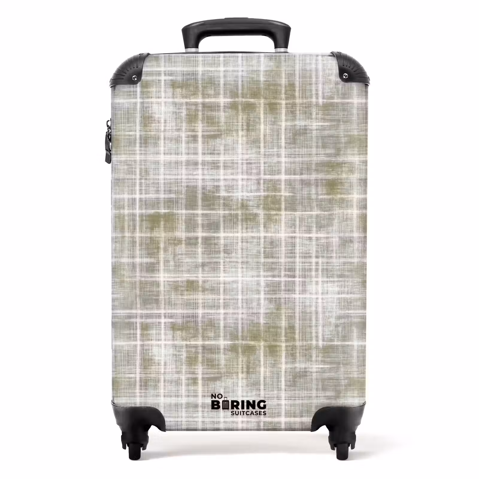 Valise - Lin - Motif - Vert — 1