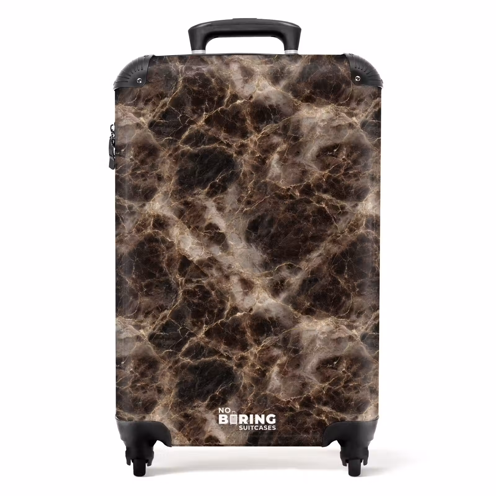 Valise - Marron - Or - Marbre — 1