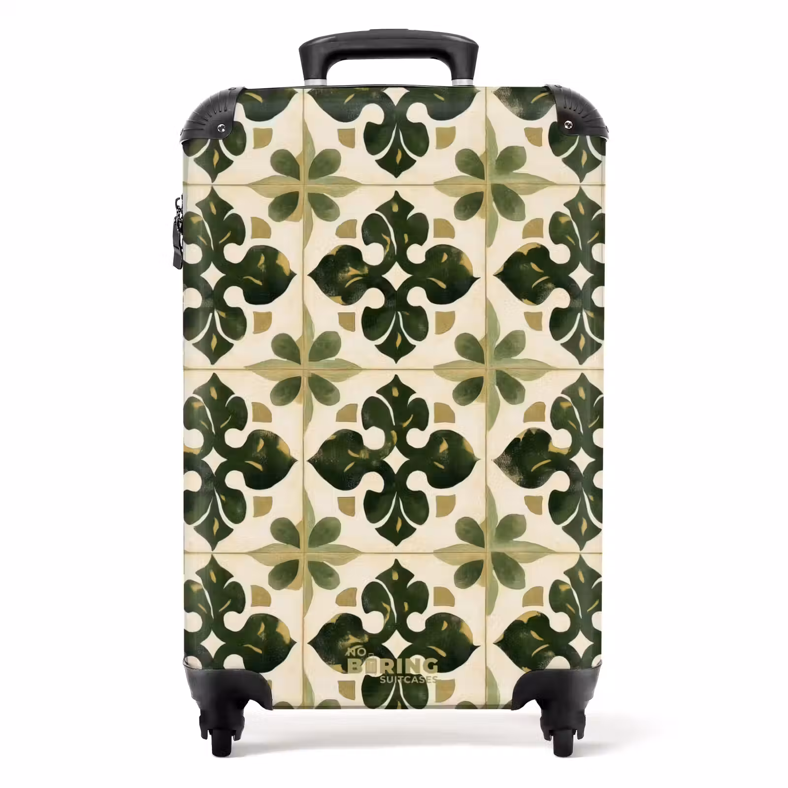 Valise - Motif - Carrelage - Vert — 1