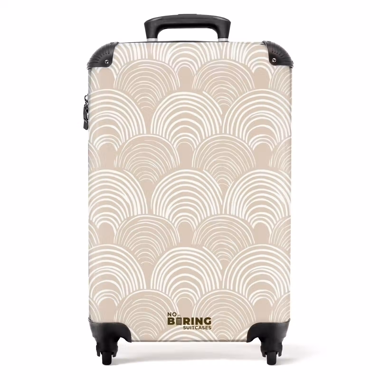 Valise - Ondes - Texture - Beige — 1
