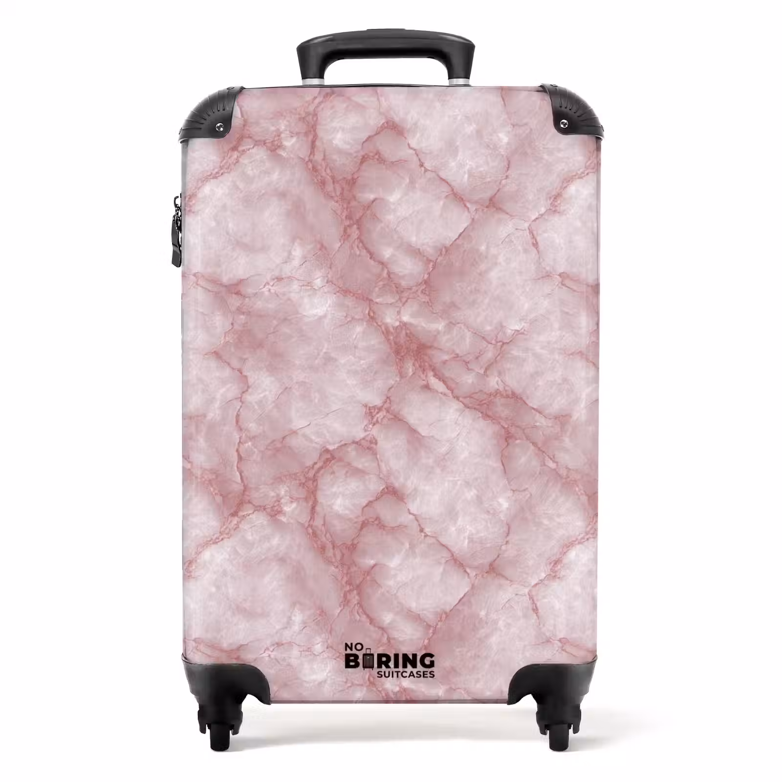 Valise - Rose - Marbre de quartz - Veines — 1