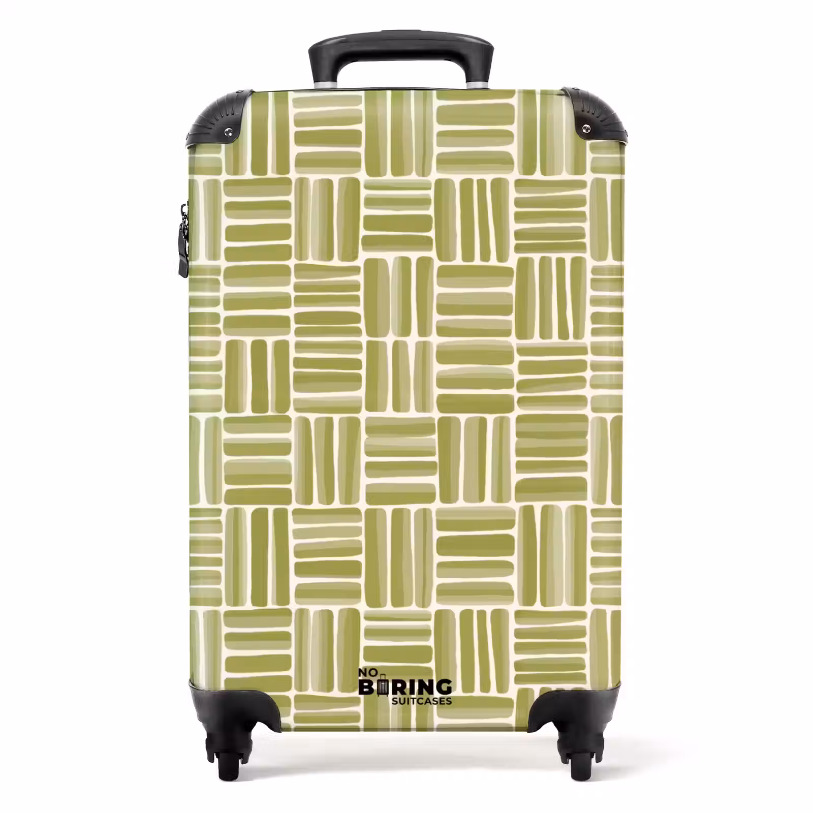 Valise - Tresse - Motif - Vert — 1