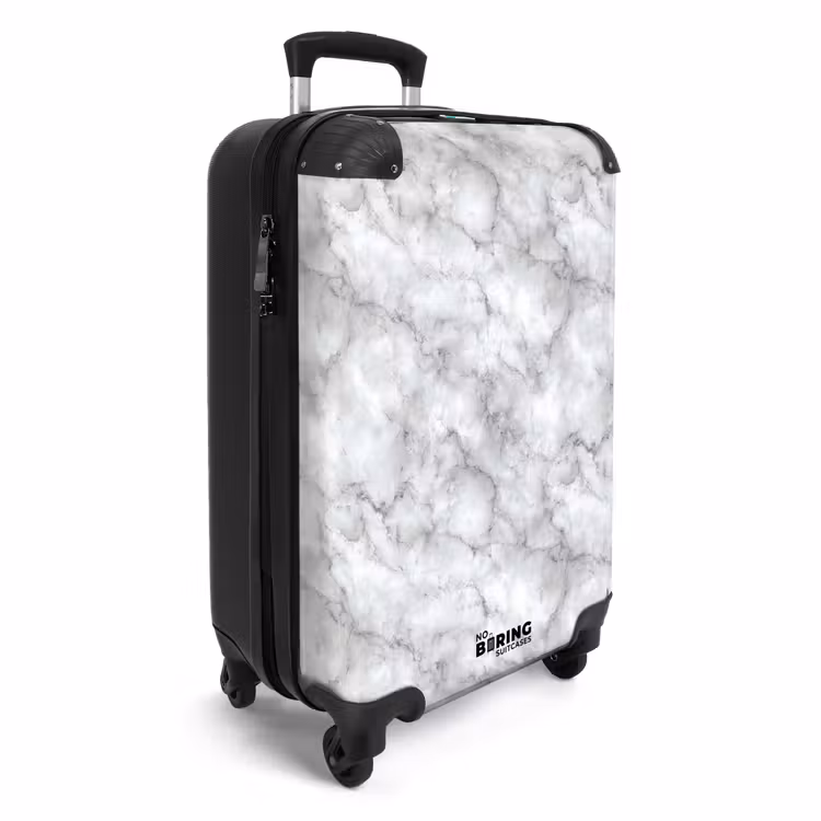 Valise - Gris - Marbre - Classique - Veines — 2