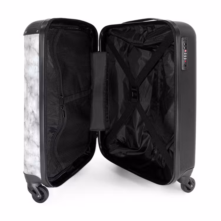 Valise - Gris - Marbre - Classique - Veines — 5
